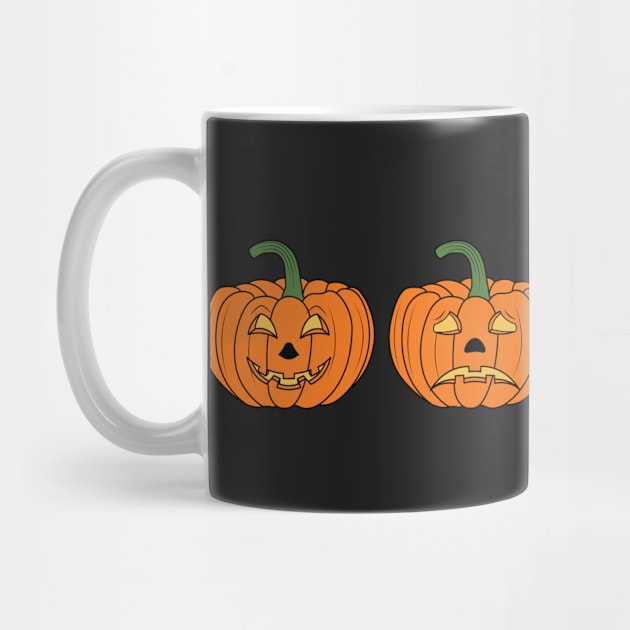 Halloween Scary Evil Pumpkin by ChicGraphix